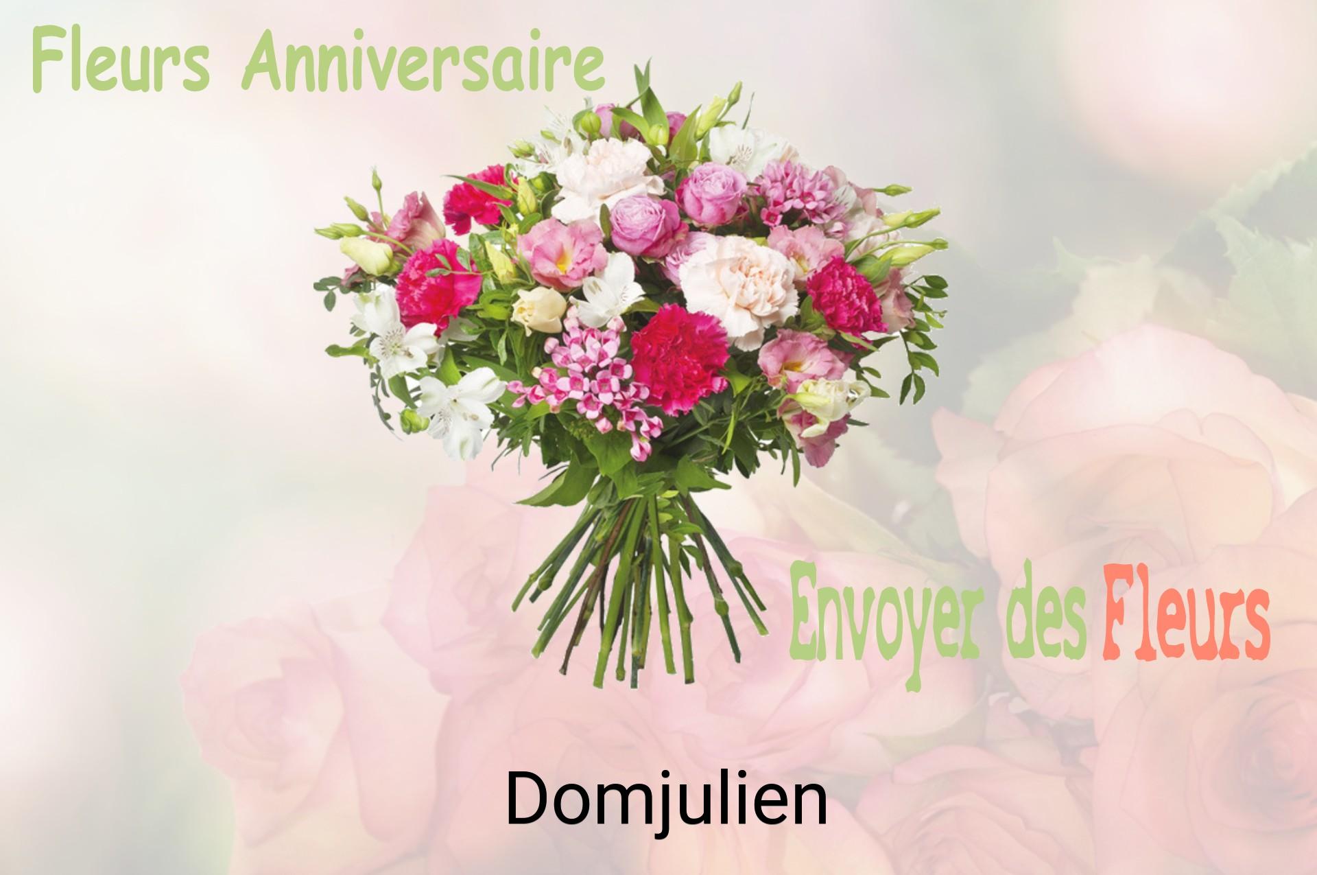 Bouquet de fleurs d’anniversaire livré à Domjulien